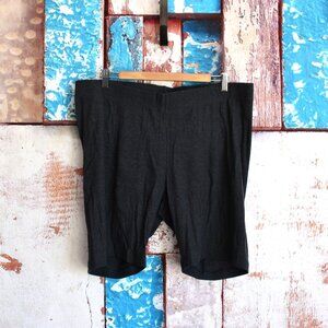 Women's Old Navy High-Rise Long Biker Shorts XXLARGE Gray Heather NEW